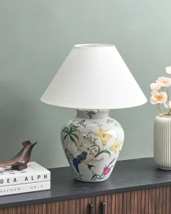 Lampa stołowa DIOGO Porcelana Biały