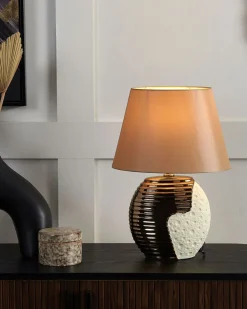 Lampa stołowa ESLA Porcelana Beżowy