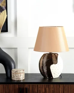 Lampa stołowa ESLA Porcelana Beżowy