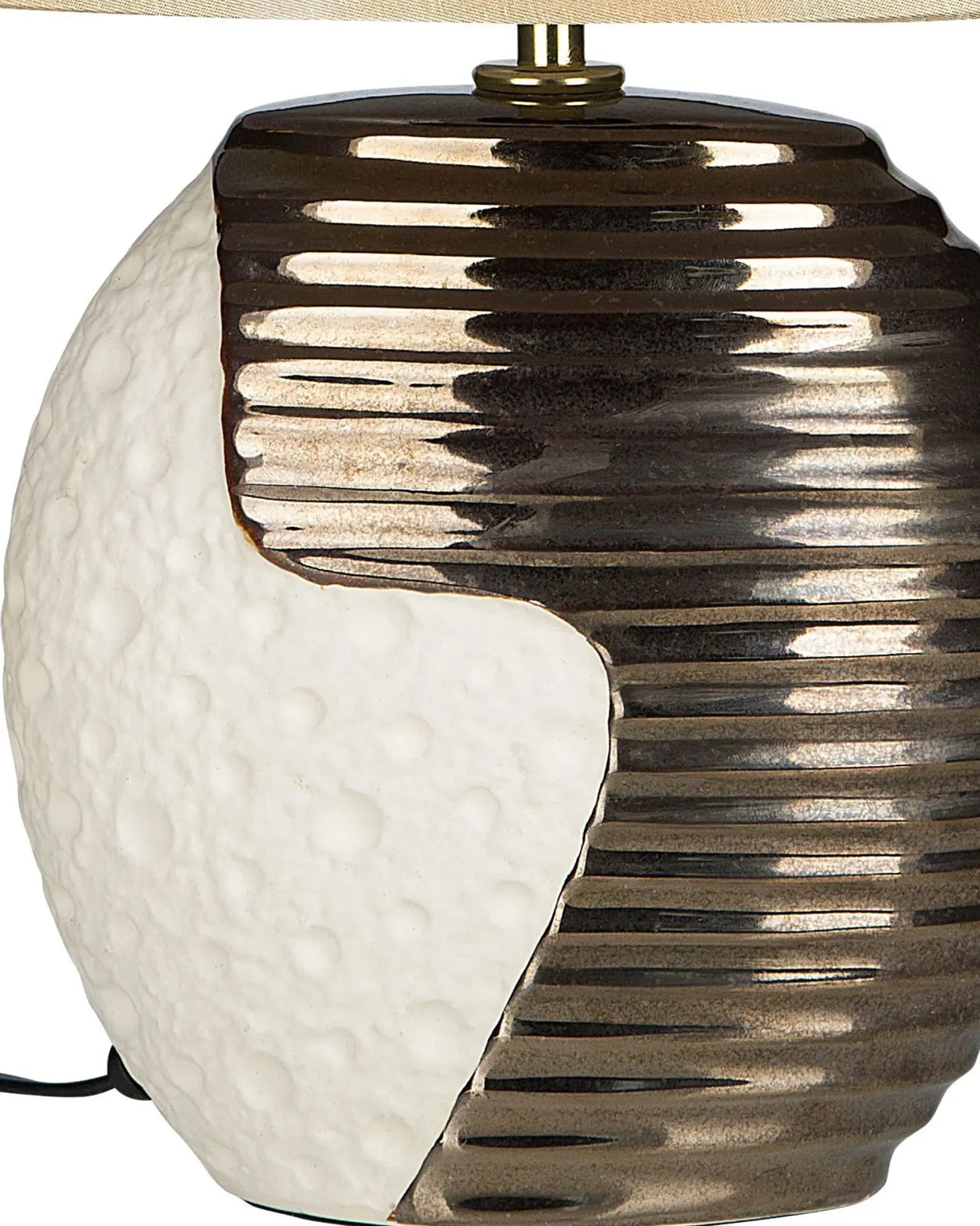 Lampa stołowa ESLA Porcelana Beżowy