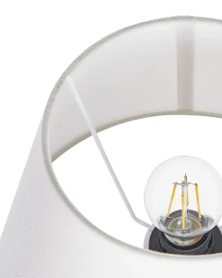 Lampa stołowa FABILOS Ceramika Szary