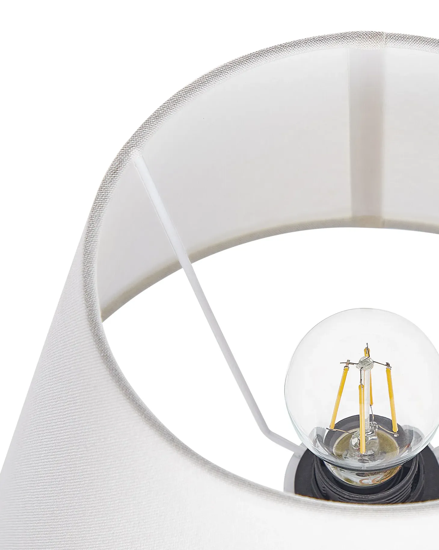 Lampa stołowa FABILOS Ceramika Szary
