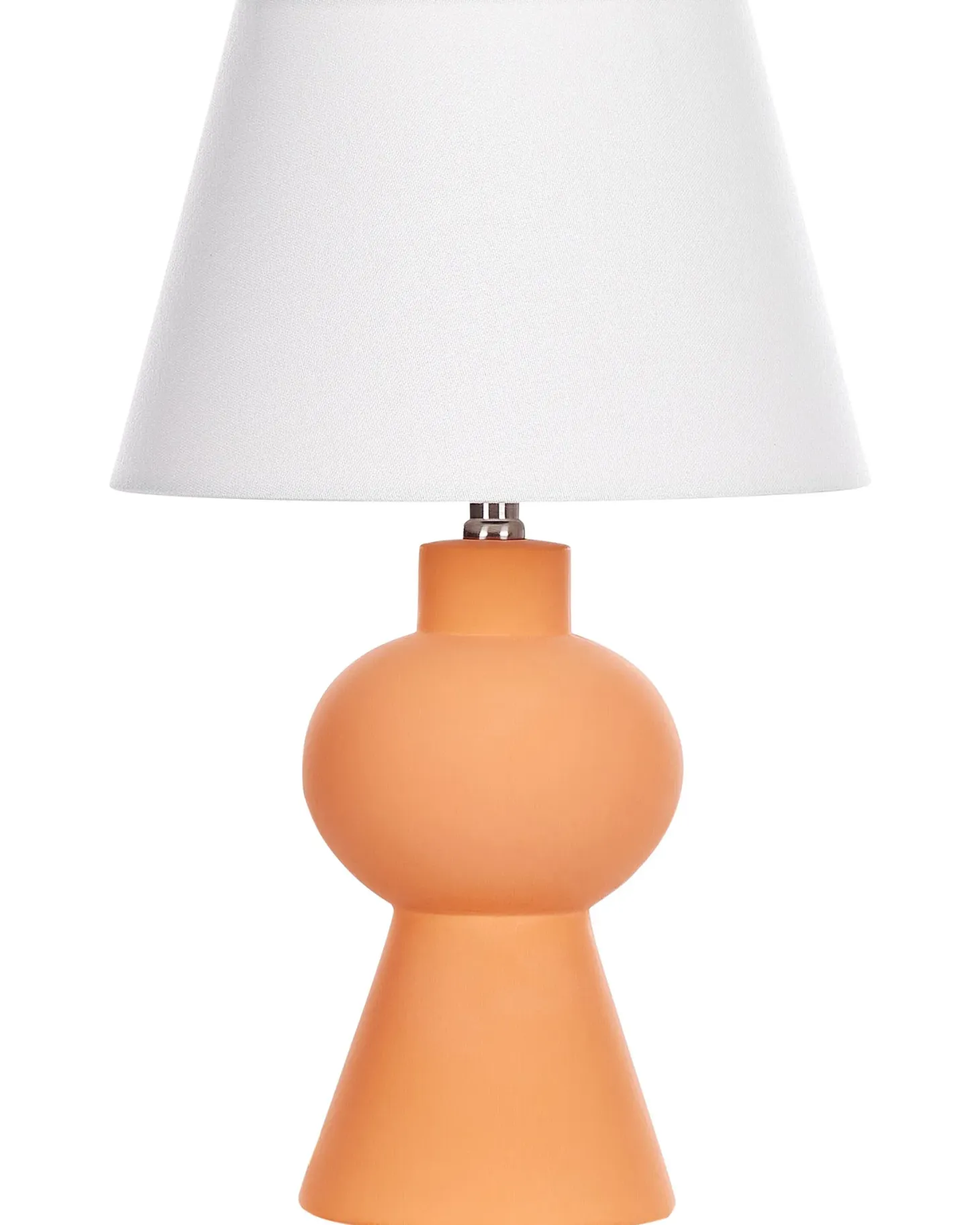 Lampa stołowa FABILOS Ceramika Pomarańczowy