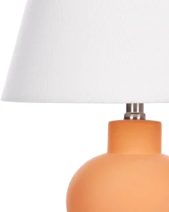 Lampa stołowa FABILOS Ceramika Pomarańczowy