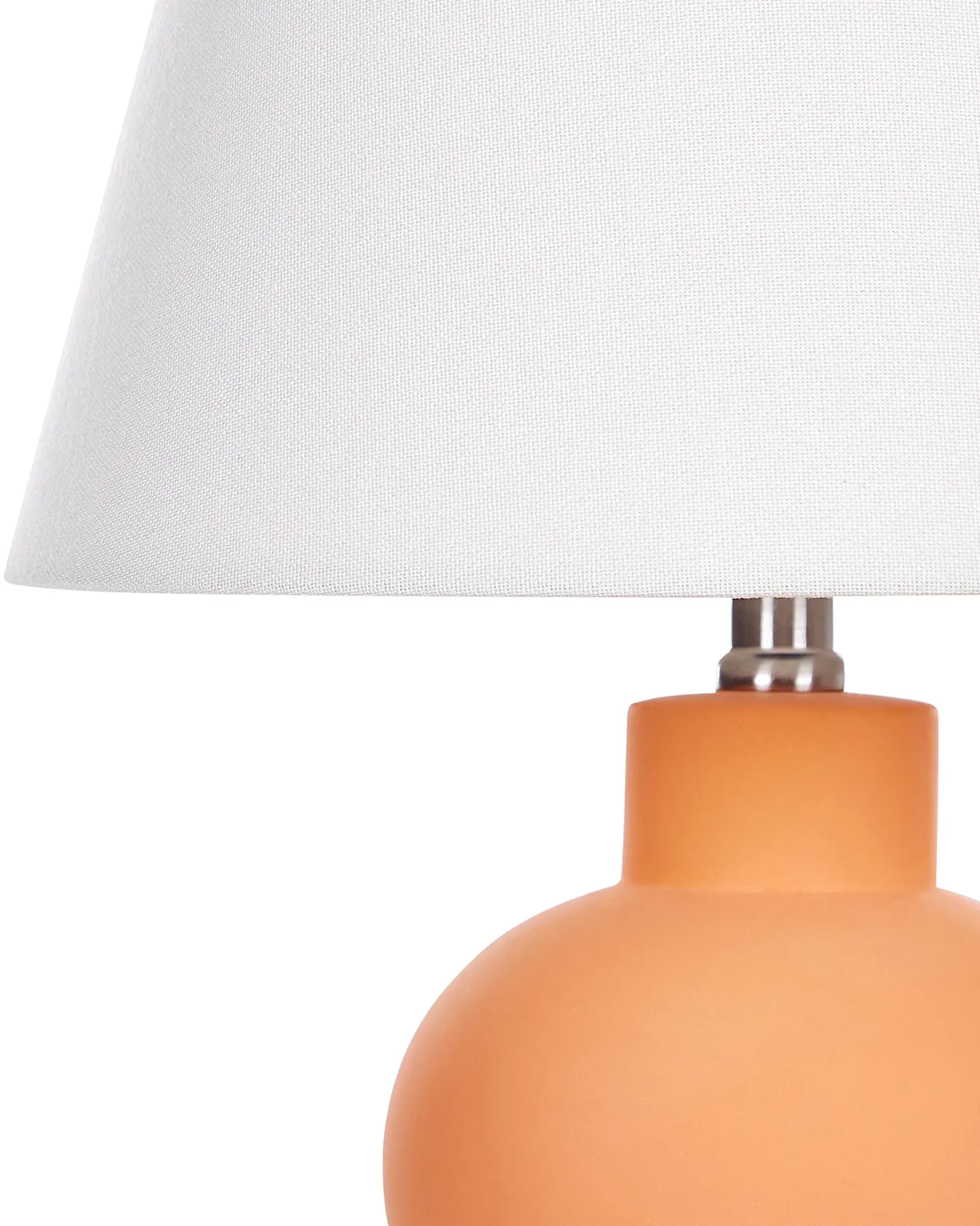 Lampa stołowa FABILOS Ceramika Pomarańczowy