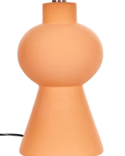 Lampa stołowa FABILOS Ceramika Pomarańczowy