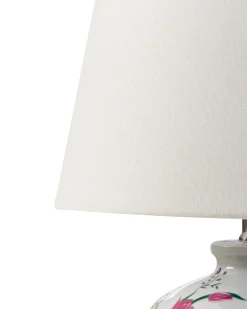 Lampa stołowa FEBROS Porcelana Biały
