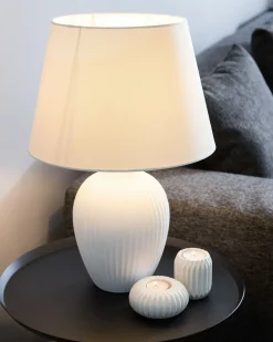 Lampa stołowa FERGUS Ceramika Biały