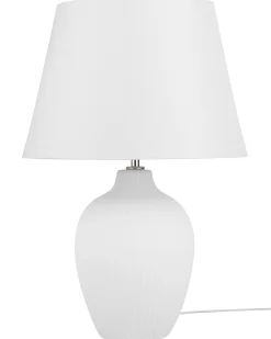 Lampa stołowa FERGUS Ceramika Biały