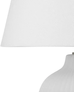 Lampa stołowa FERGUS Ceramika Biały