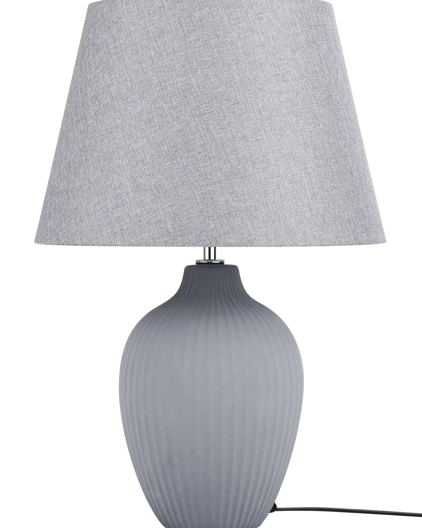 Lampa stołowa FERGUS Ceramika Szary