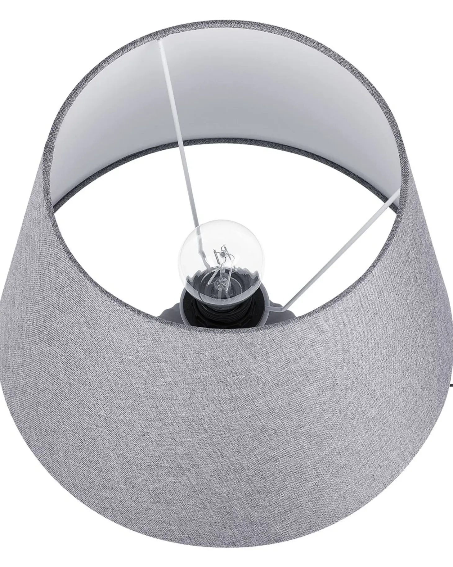 Lampa stołowa FERGUS Ceramika Szary