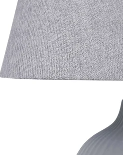 Lampa stołowa FERGUS Ceramika Szary