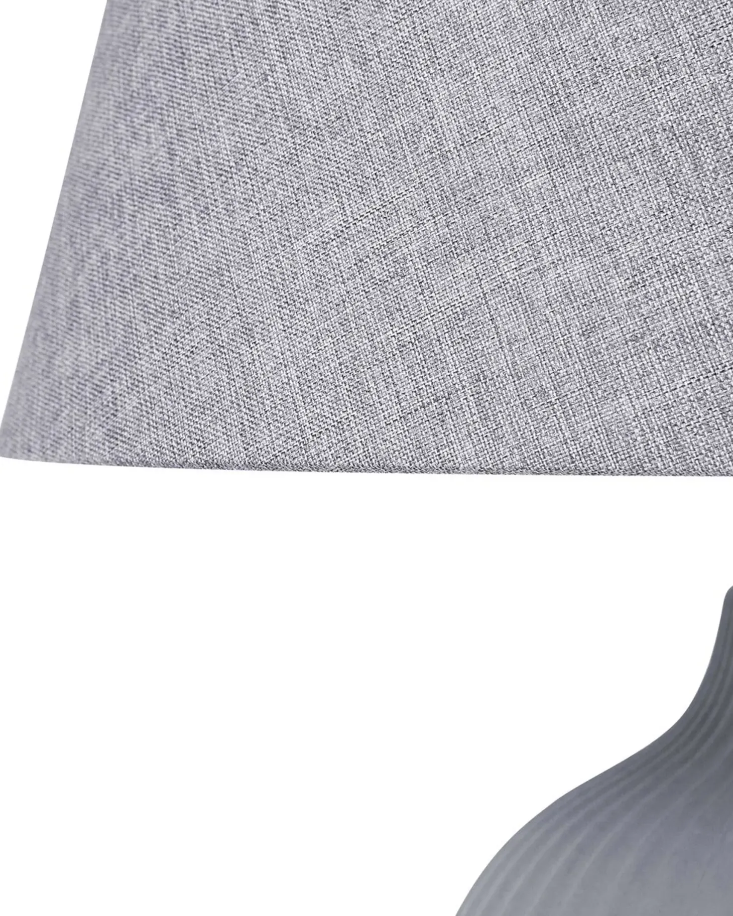 Lampa stołowa FERGUS Ceramika Szary