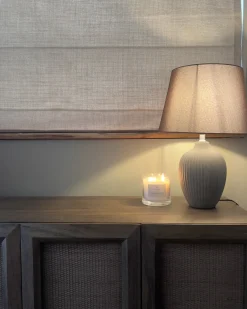 Lampa stołowa FERGUS Ceramika Brązowy