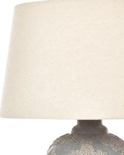 Lampa stołowa FERREY Ceramika Szary
