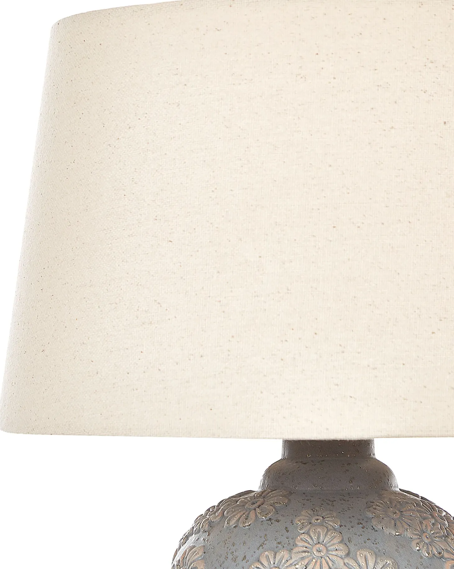 Lampa stołowa FERREY Ceramika Szary