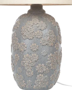 Lampa stołowa FERREY Ceramika Szary
