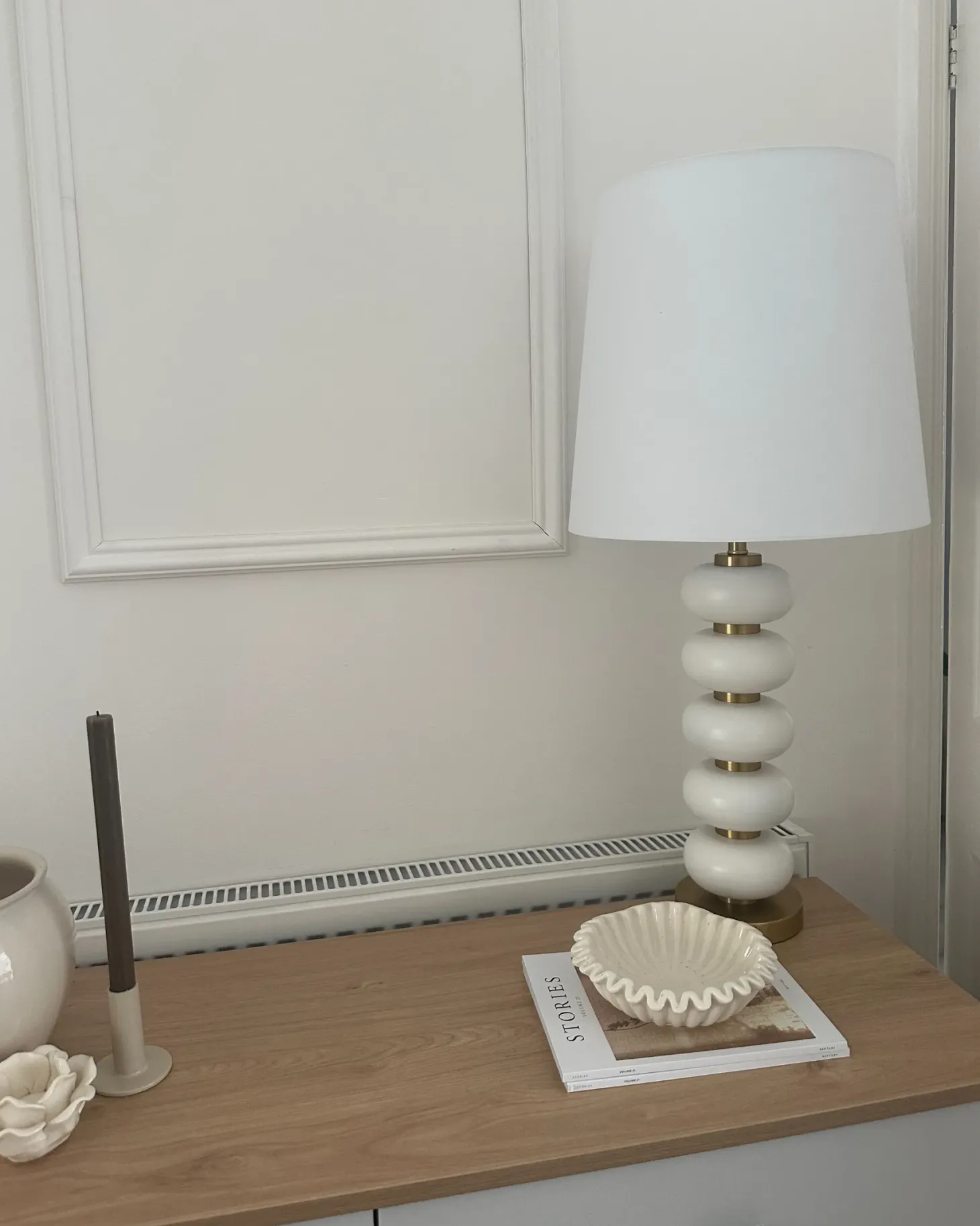 Lampa stołowa FRIO Metal Biały