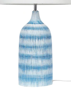 Lampa stołowa GEORGINA Ceramika Niebieski
