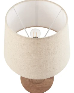 Lampa stołowa GODAWARI Drewno mango Ciemnobrązowy