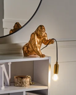 Lampa stołowa Goryl HARAMBE Złoty