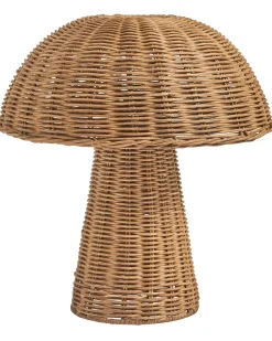 Lampa stołowa Grzybek ALERO Rattan Naturalny