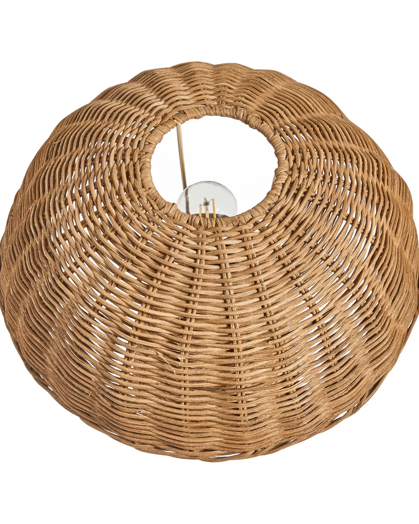 Lampa stołowa Grzybek ALERO Rattan Naturalny