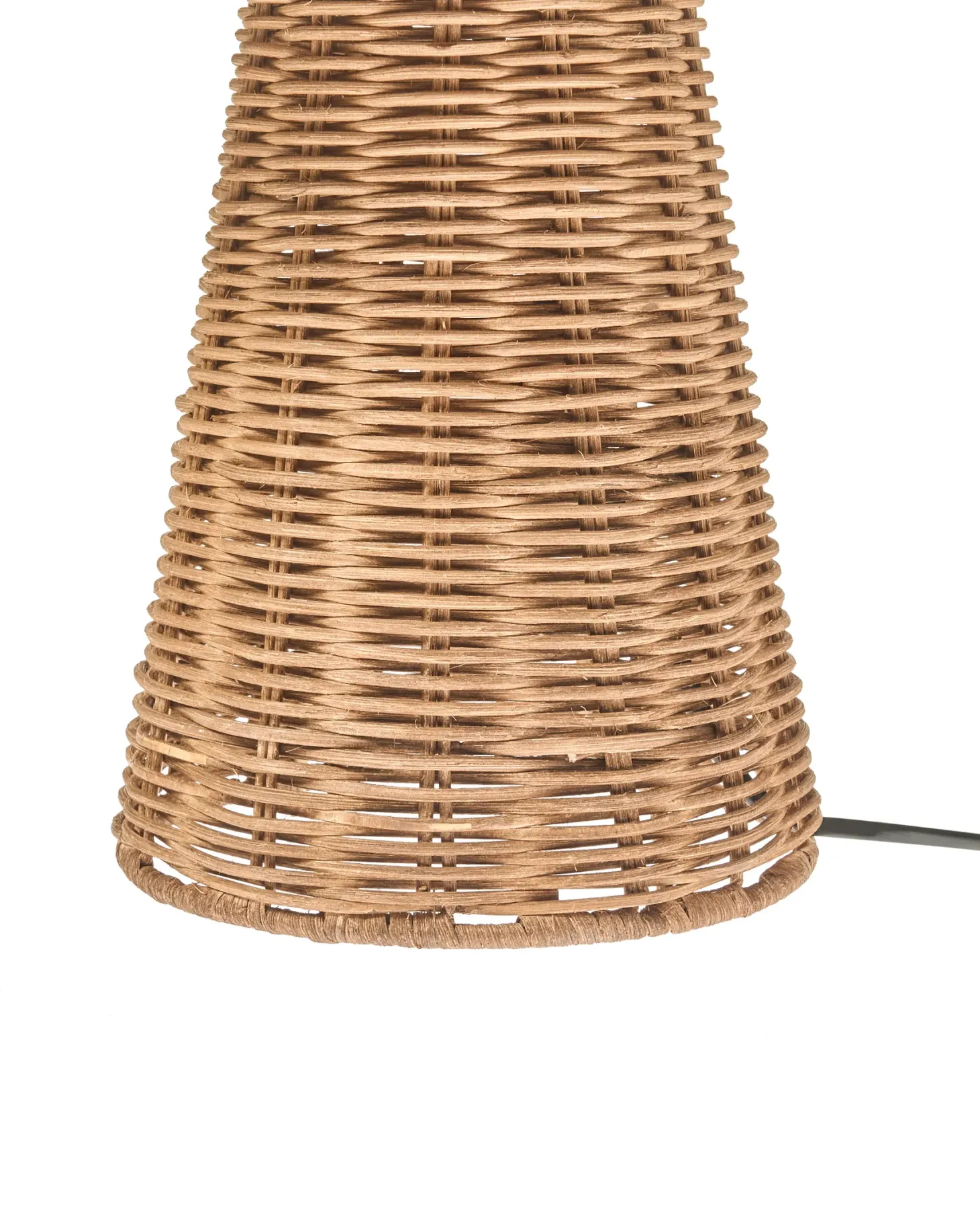 Lampa stołowa Grzybek ALERO Rattan Naturalny