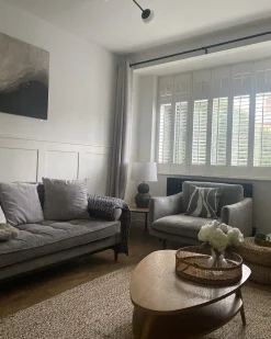 Lampa stołowa GUAPORE Ceramika Czarny
