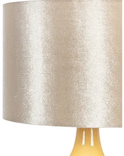Lampa stołowa HADDAS Ceramika Żółty
