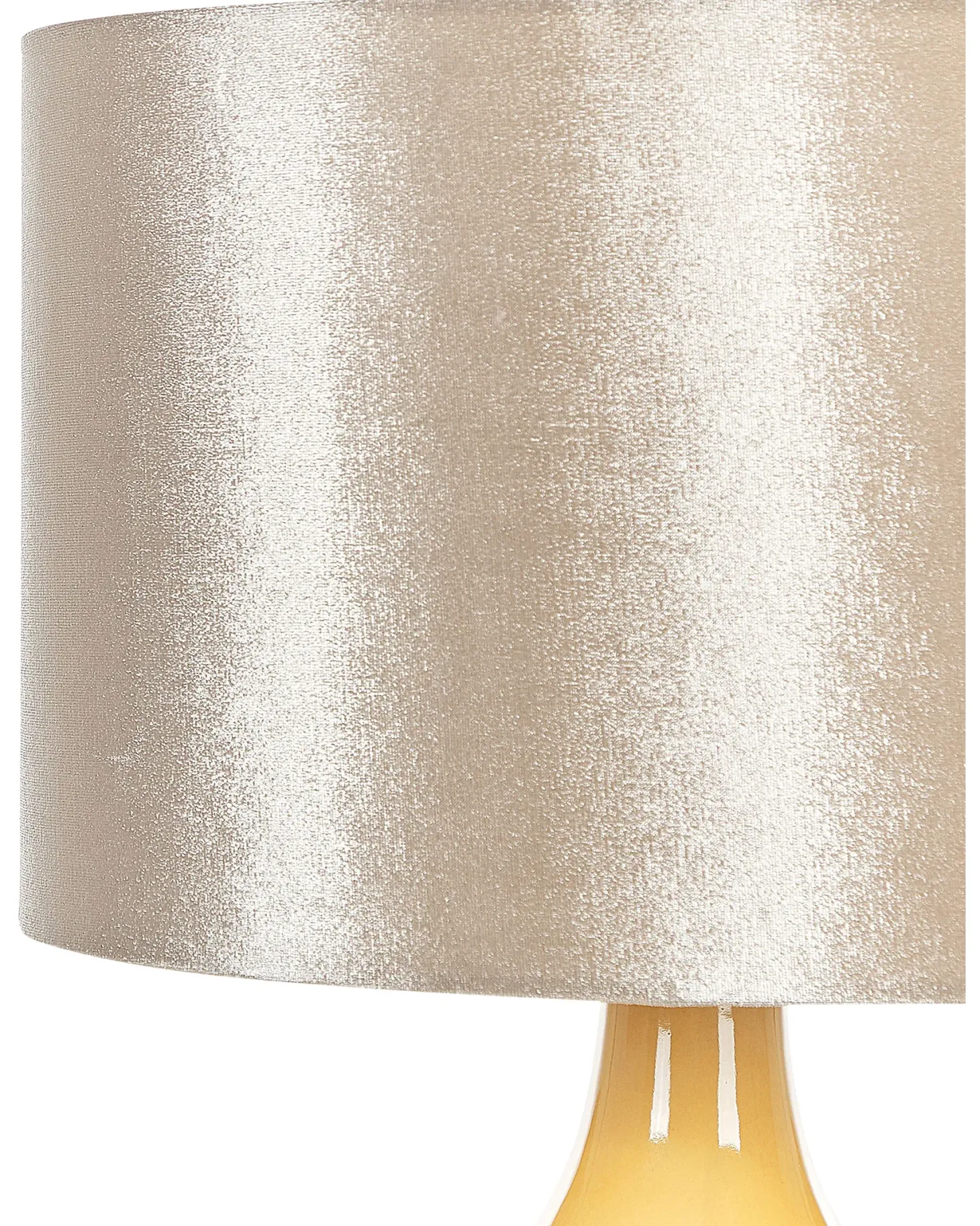 Lampa stołowa HADDAS Ceramika Żółty