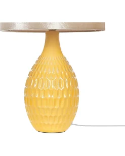 Lampa stołowa HADDAS Ceramika Żółty