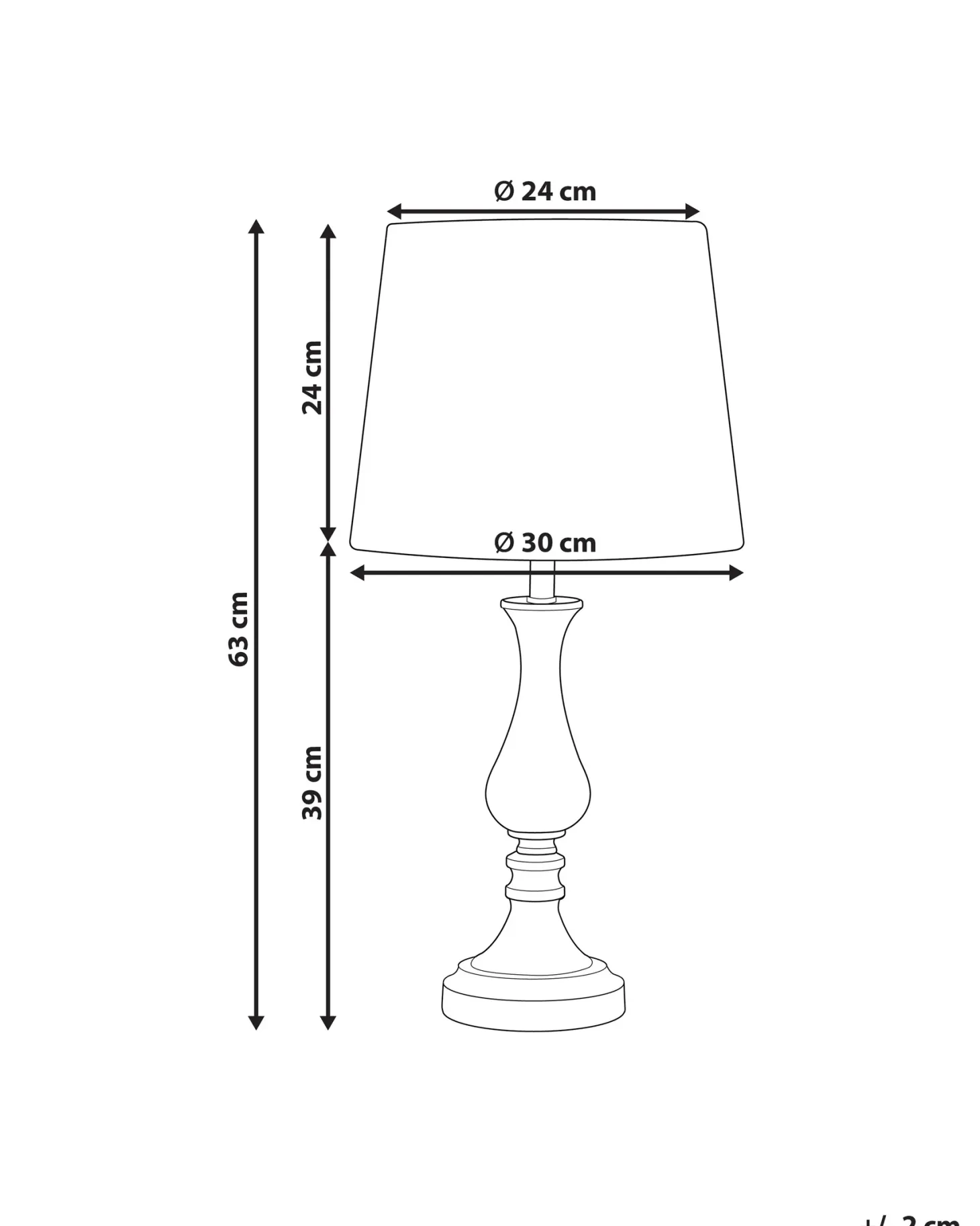 Lampa stołowa HODMO Metal Złoty