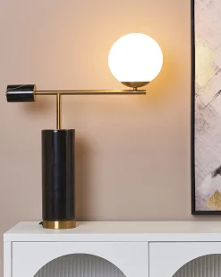 Lampa stołowa HONDO Kamień Czarny
