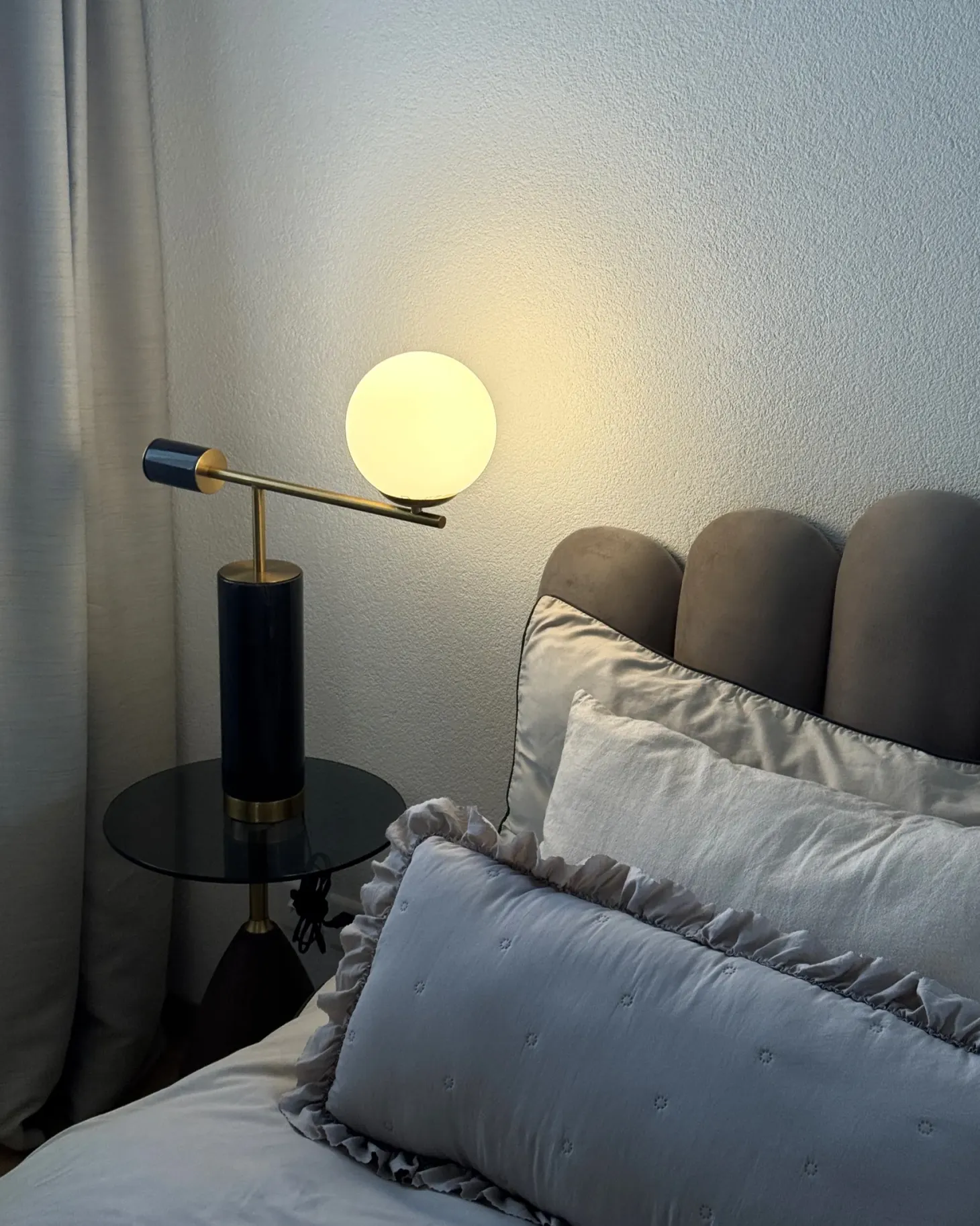 Lampa stołowa HONDO Kamień Czarny