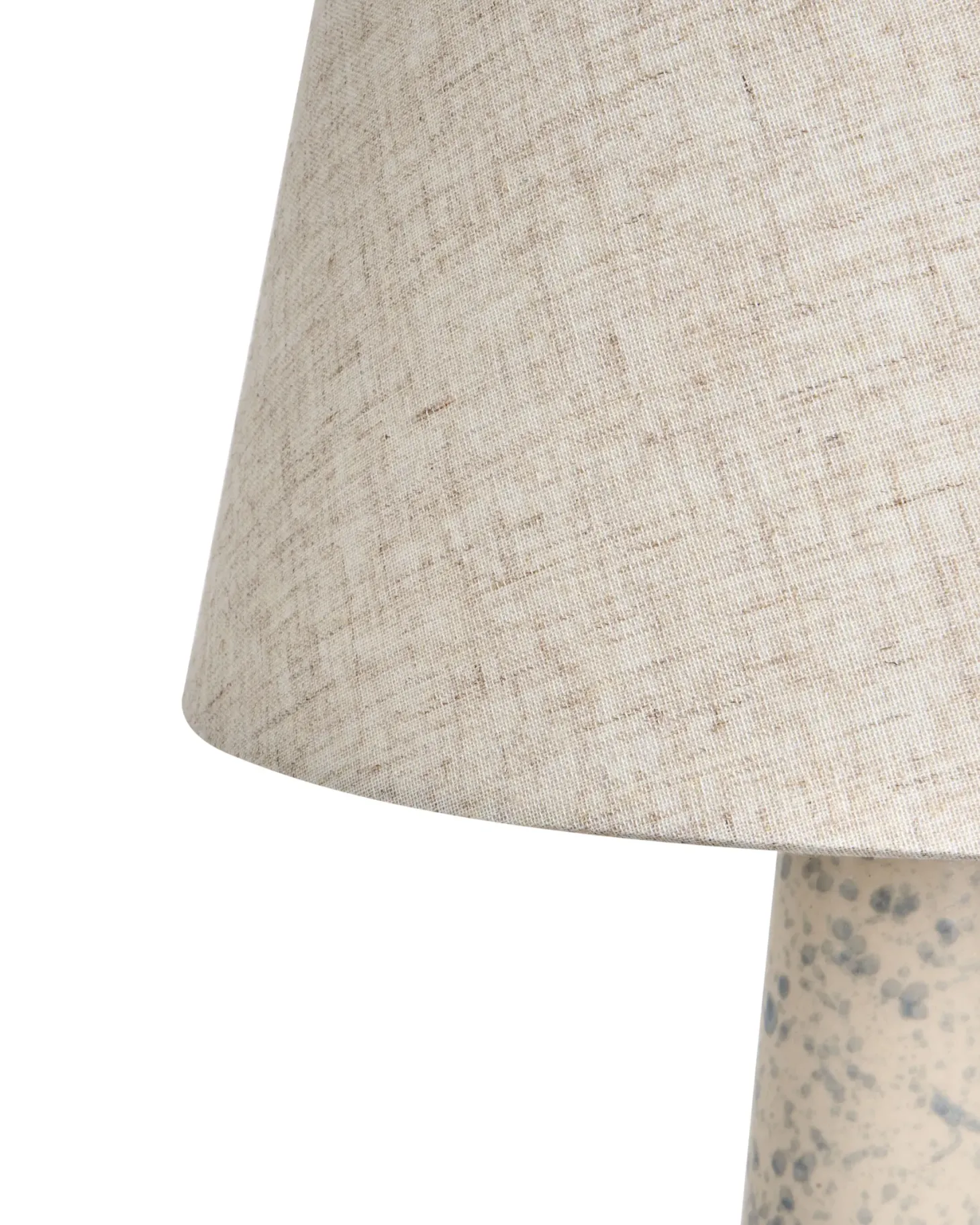 Lampa stołowa HUMUYA Ceramika Jasnobeżowy