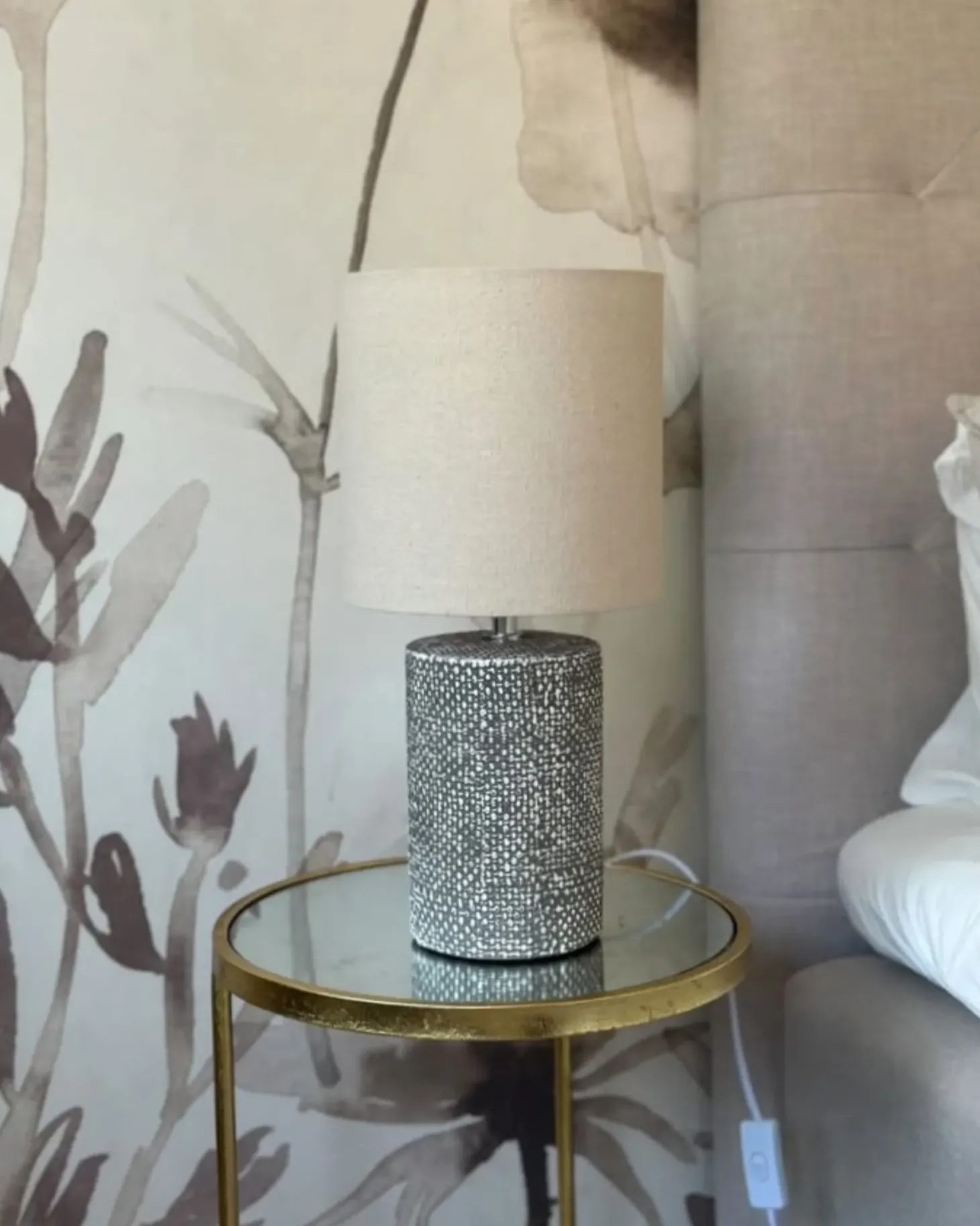 Lampa stołowa IDER Ceramika Brązowy