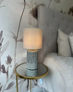 Lampa stołowa IDER Ceramika Brązowy