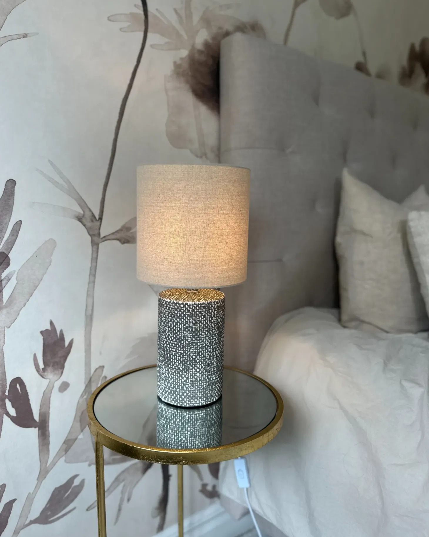 Lampa stołowa IDER Ceramika Brązowy
