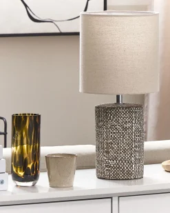 Lampa stołowa IDER Ceramika Brązowy