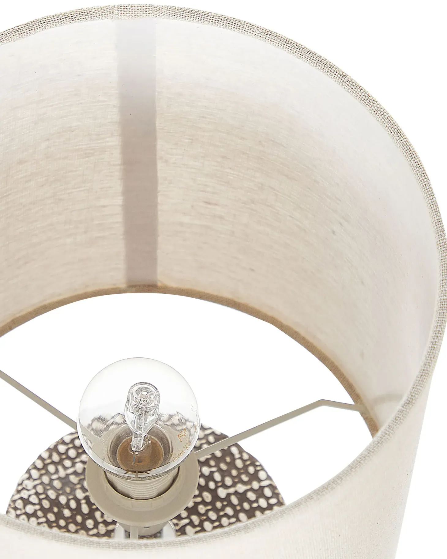 Lampa stołowa IDER Ceramika Brązowy