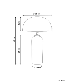 Lampa stołowa JALANGI Metal Srebrny