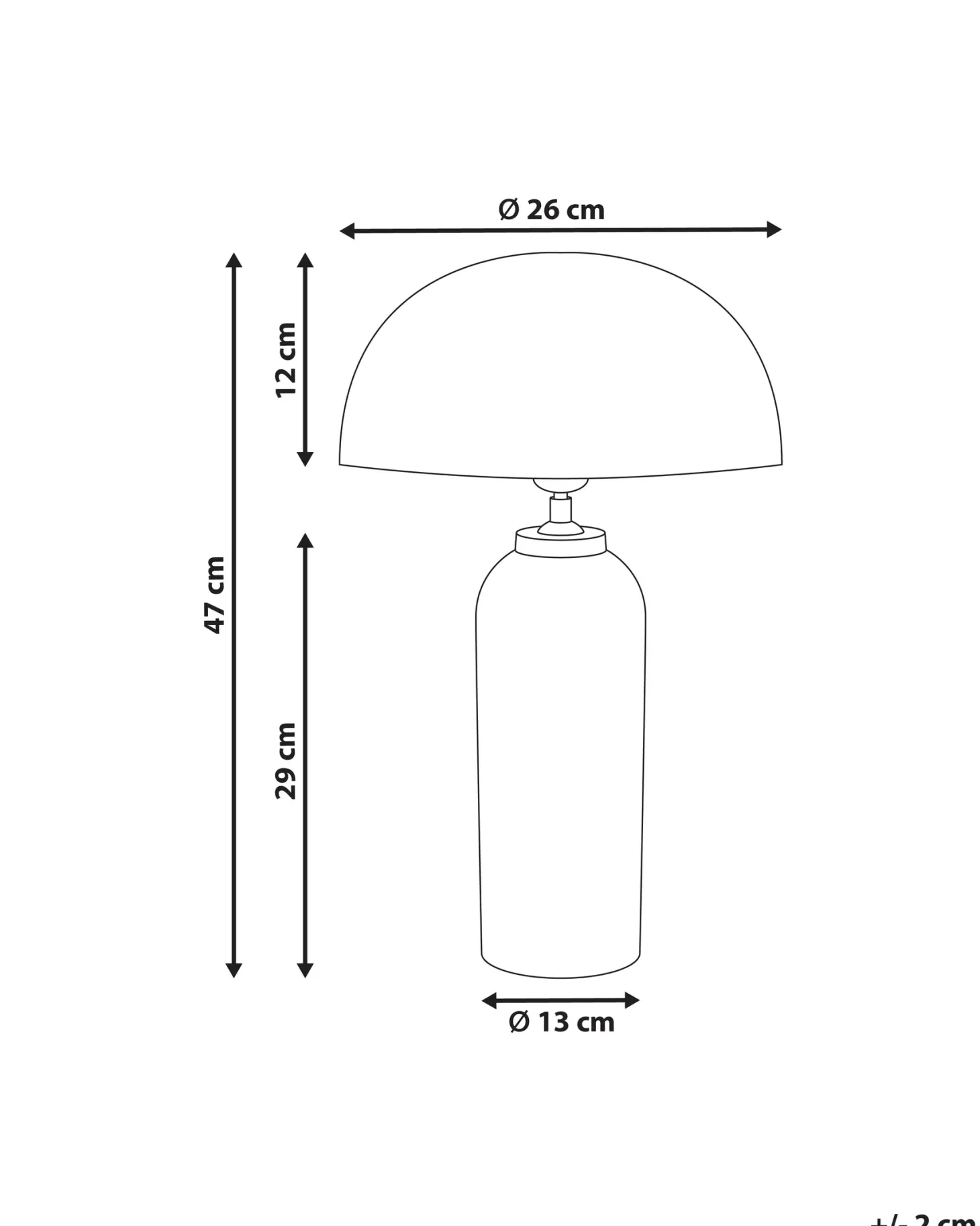 Lampa stołowa JALANGI Metal Srebrny