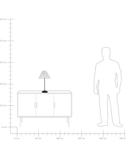Lampa stołowa JIKAWO Metal Czarny
