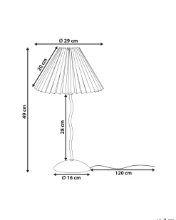 Lampa stołowa JIKAWO Metal Czarny