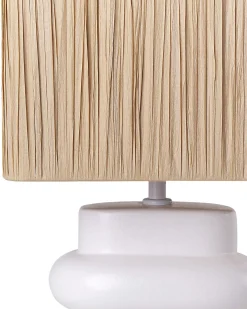 Lampa stołowa JUDY Ceramika Biały
