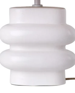 Lampa stołowa JUDY Ceramika Biały