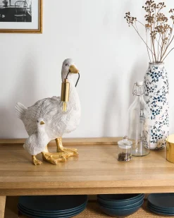 Lampa stołowa Kaczka DAFFY Biały