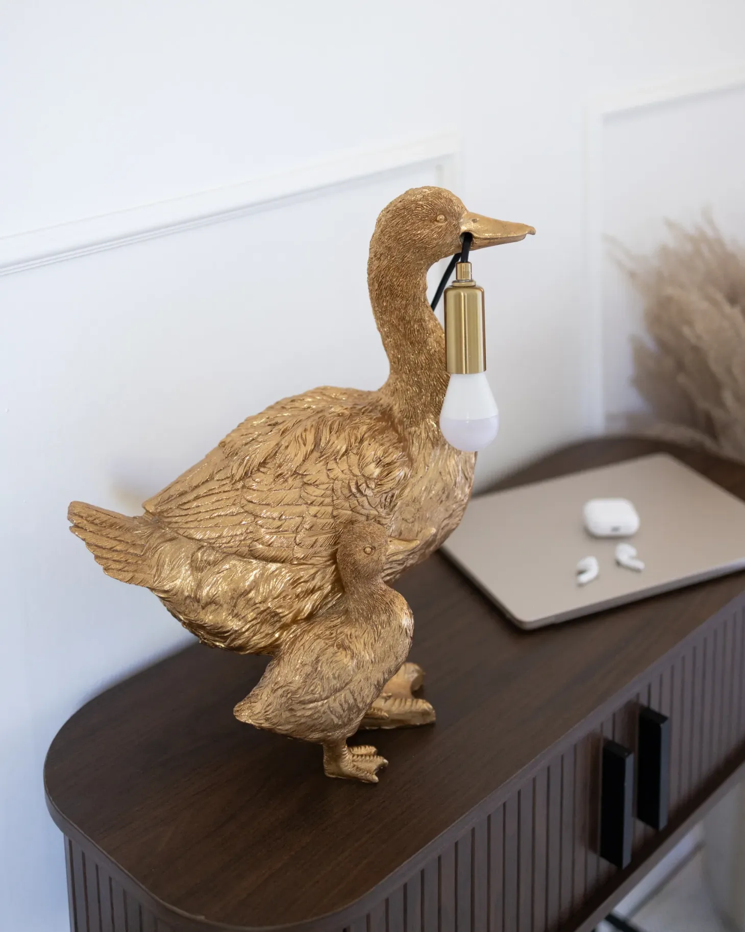 Lampa stołowa Kaczka DAFFY Złoty